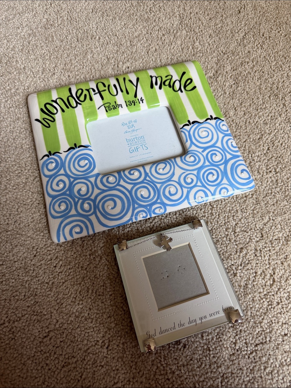 "Wonderfully Made" Decorative Picture Frames